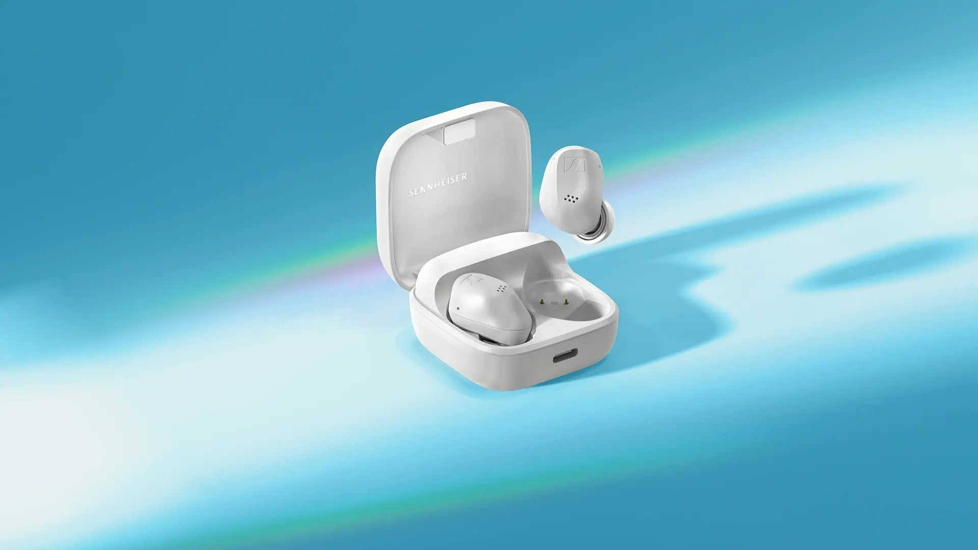 白色 ACCENTUM 真無線桌面版